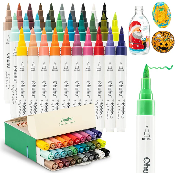 Set Kalalau de 30 marcadores acrílicos