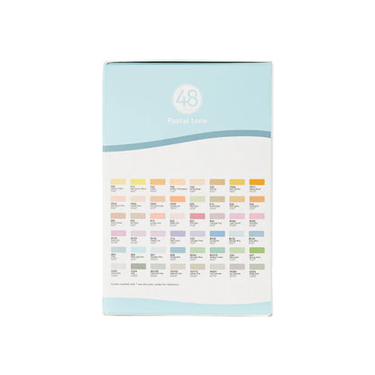 Set  48 Marcadores Honolulu  B de alcohol tonos PASTEL SWEETNESS OHUHU