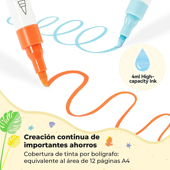 Set Kalalau de 30 marcadores acrílicos