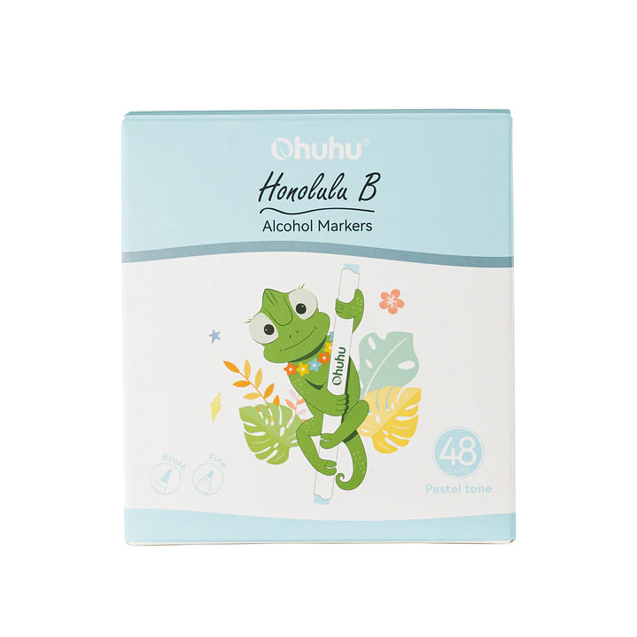 Set  48 Marcadores Honolulu  B de alcohol tonos PASTEL SWEETNESS OHUHU