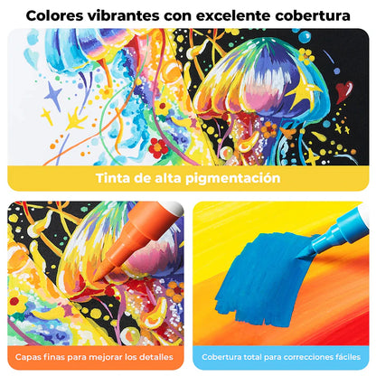Set Kalalau de 30 marcadores acrílicos