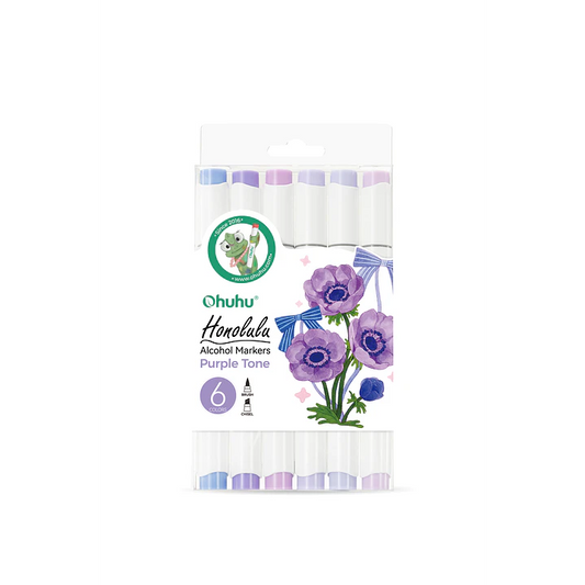Set de 6 Marcadores Honolulu Purple Tone