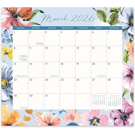 Calendario 2026 Magnético Bella Flora