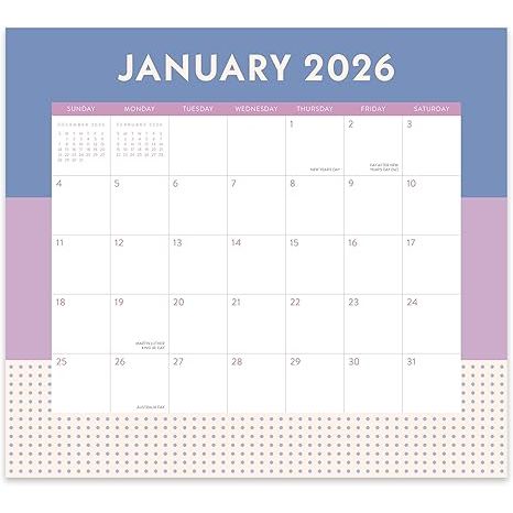 Calendario 2026 Magnético Color Block