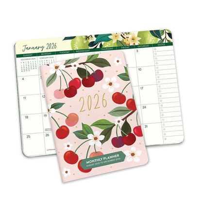 Agenda 2026 Fruit and Flora 17 Meses - Vista Mensual