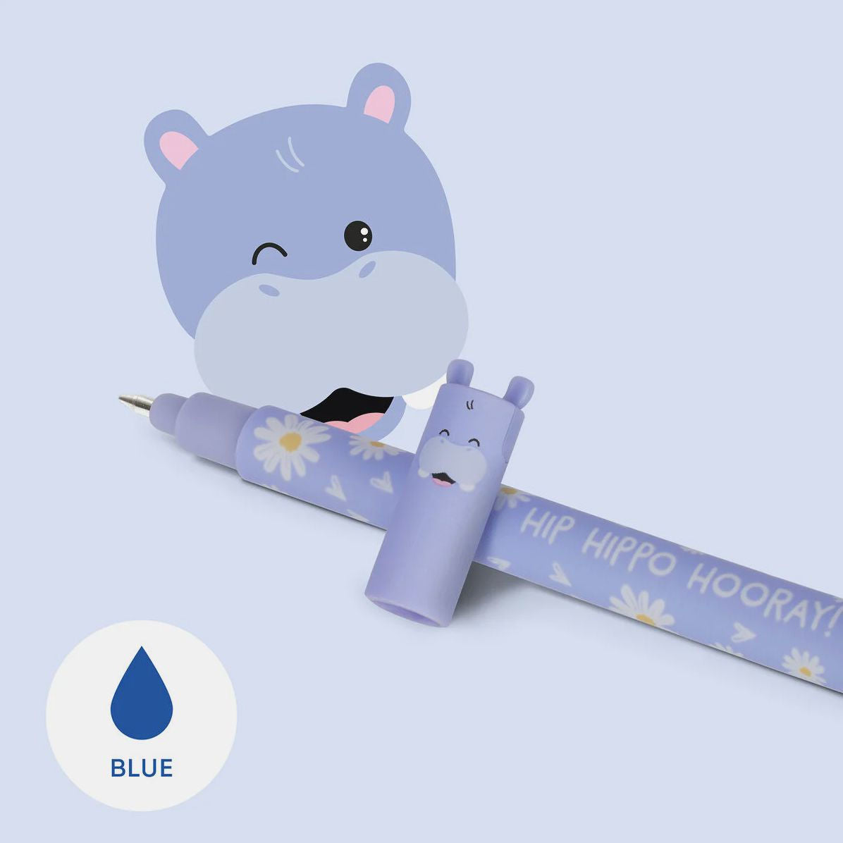 Bolígrafo Tinta Azul Borrable - Hippo