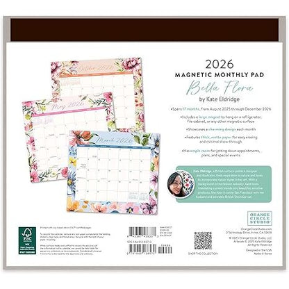 Calendario 2026 Magnético Bella Flora