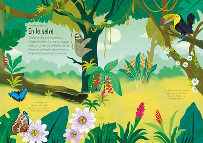 Mi pequeño libro de Pegatinas: Paisajes del Mundo