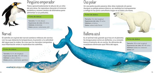 Libro y puzzle - Animales Salvajes de 49 piezas