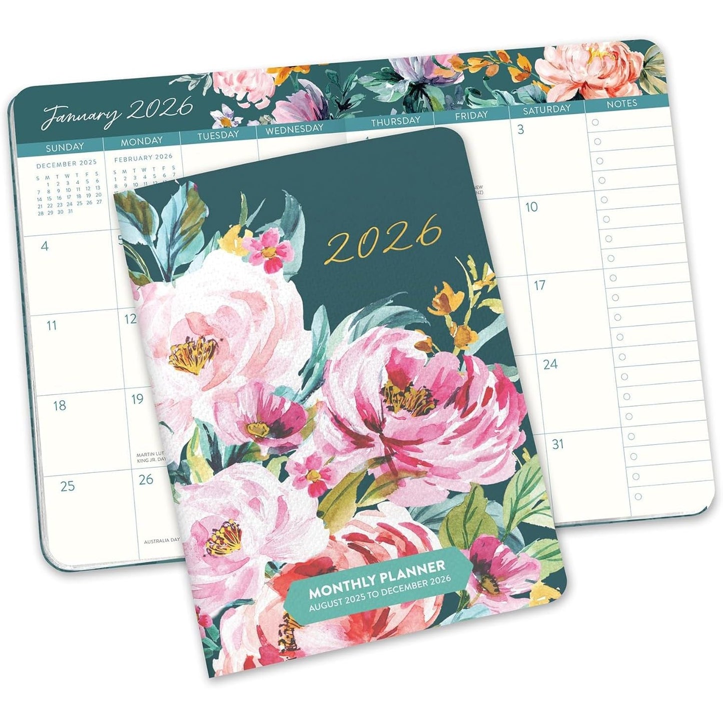 Agenda 2026 Bella Flora 17 Meses - Mensual