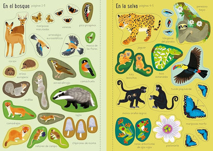 Mi pequeño libro de Pegatinas: Paisajes del Mundo