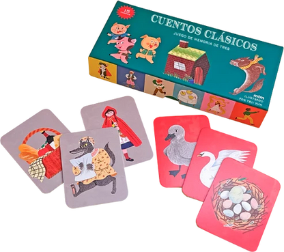 Juego de memoria Cuentos clásicos.