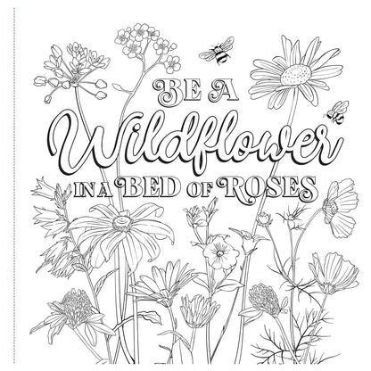 Libro para Colorear Flores Silvestres