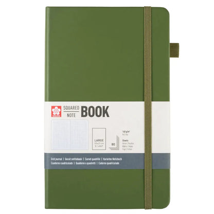 Libreta Sakura Hoja Crema cuadriculada