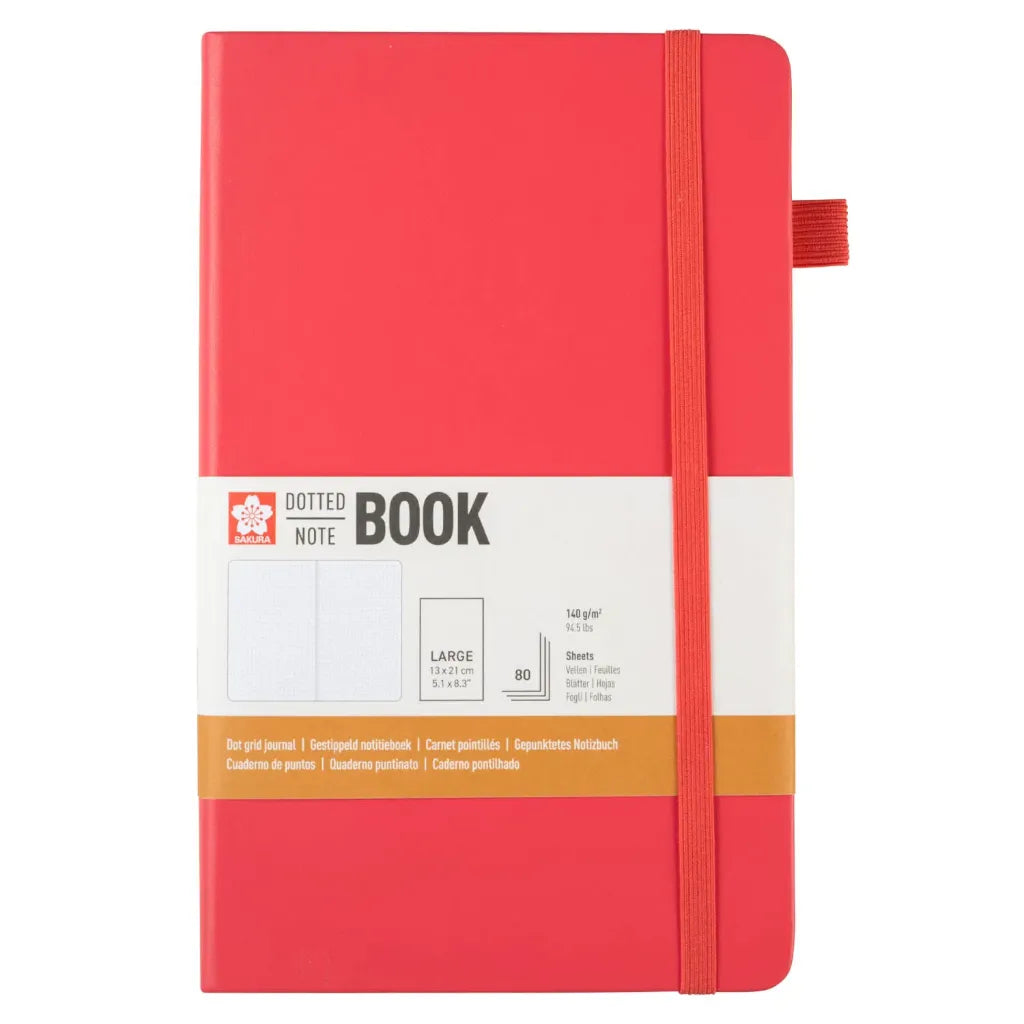 Libreta Sketchbook Sakura Hoja Crema con Puntos