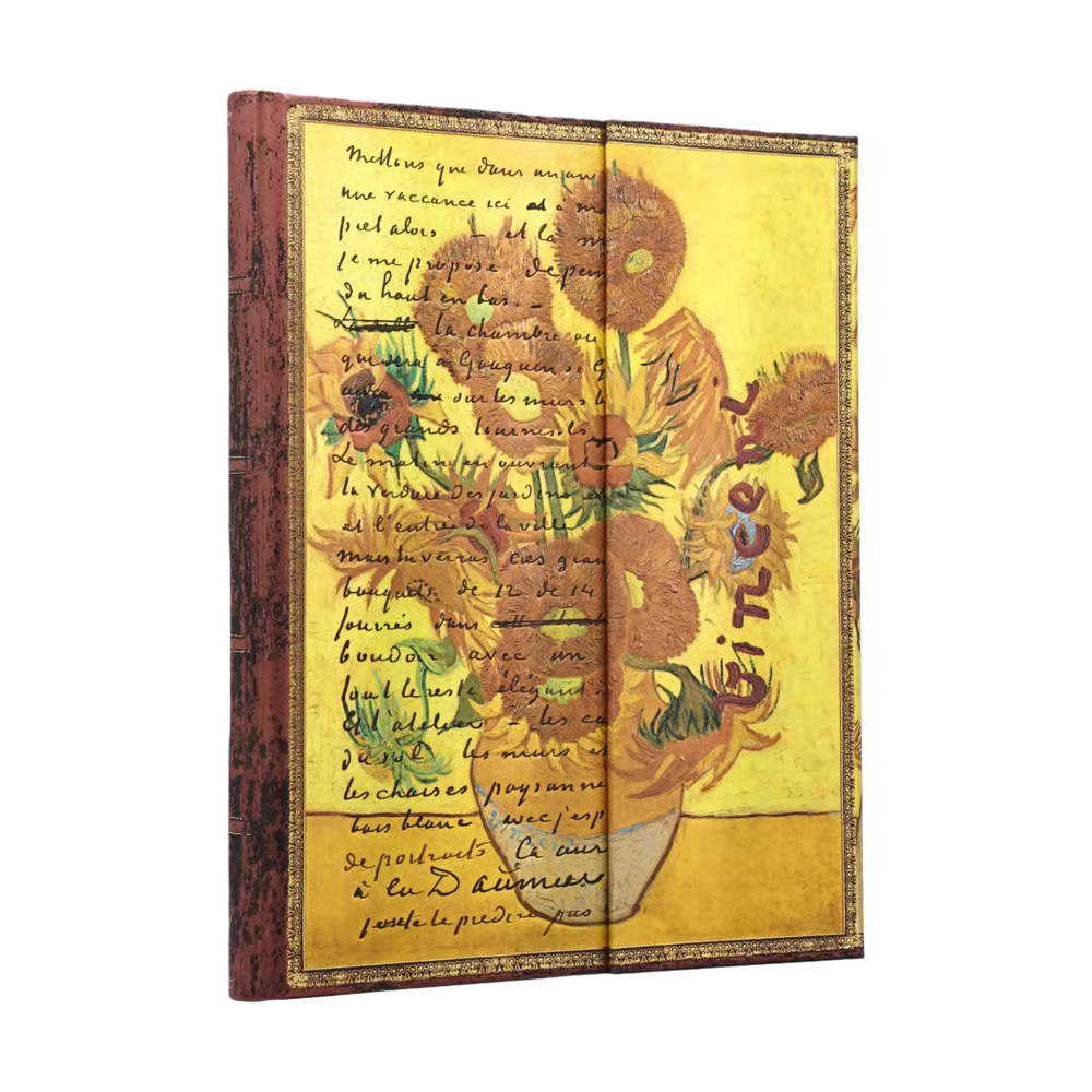 Libreta Ultra Tapa dura Van Gogh Sunflowers