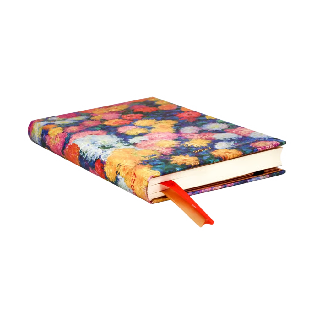 Agenda Semanal 2027 Crisantemos de Monet