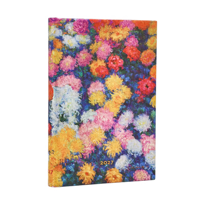 Agenda Semanal 2027 Crisantemos de Monet