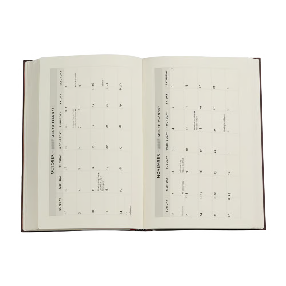 Agenda Semanal 2027 Crisantemos de Monet