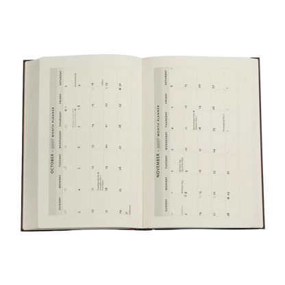 Agenda Semanal 2027 Crisantemos de Monet