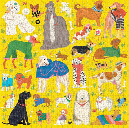 Puzzle : Fashionable Dogs 500 piezas