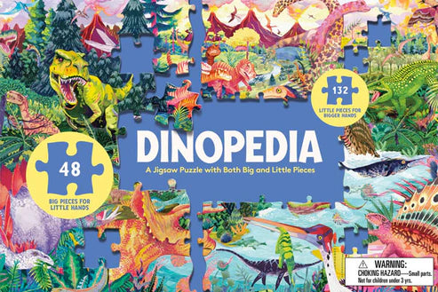 Puzzle Dinopedia (180 piezas: 132+48 )