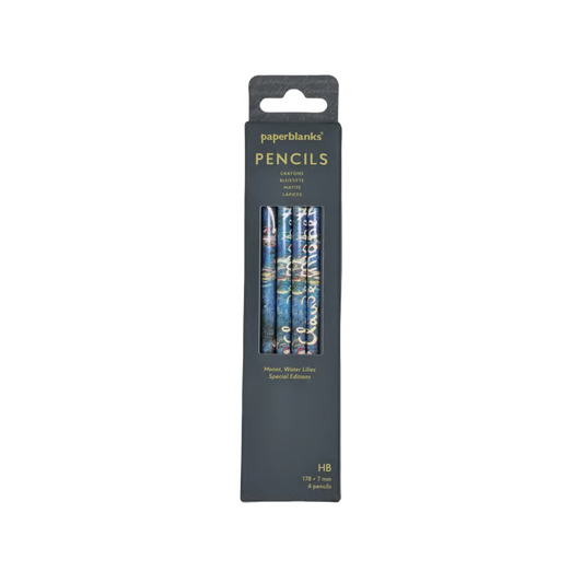 Set 4 Lápices grafitos Monet -Water Lilies
