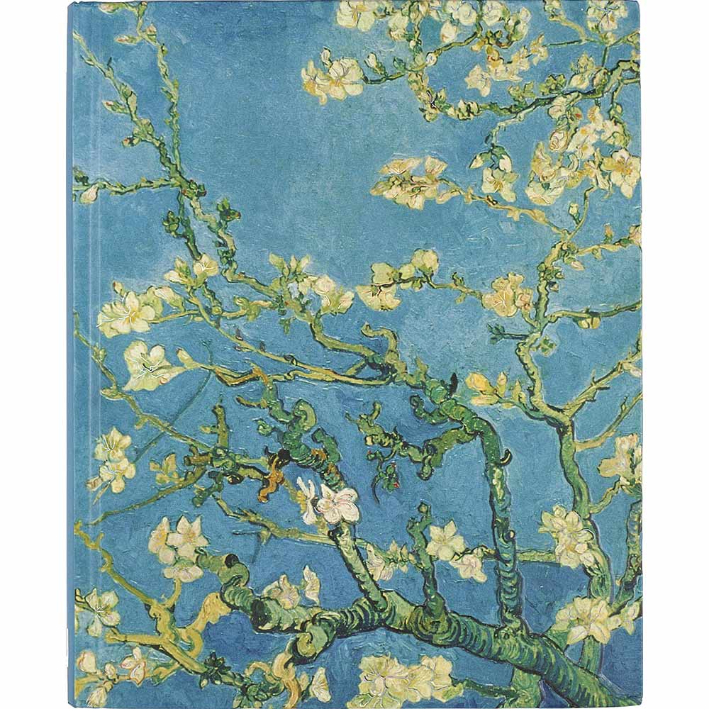Libreta Tapa dura  Grande Almendros Van Gogh