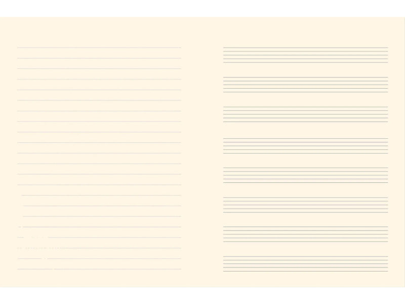 Libreta Mediana Música