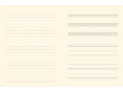 Libreta Mediana Música