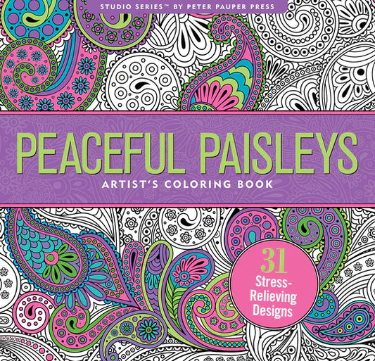 Libro para Colorear - Paisleys pacíficos
