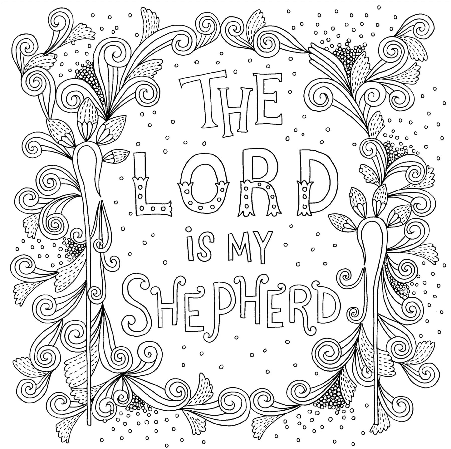 Libro para colorear -  Blessed
