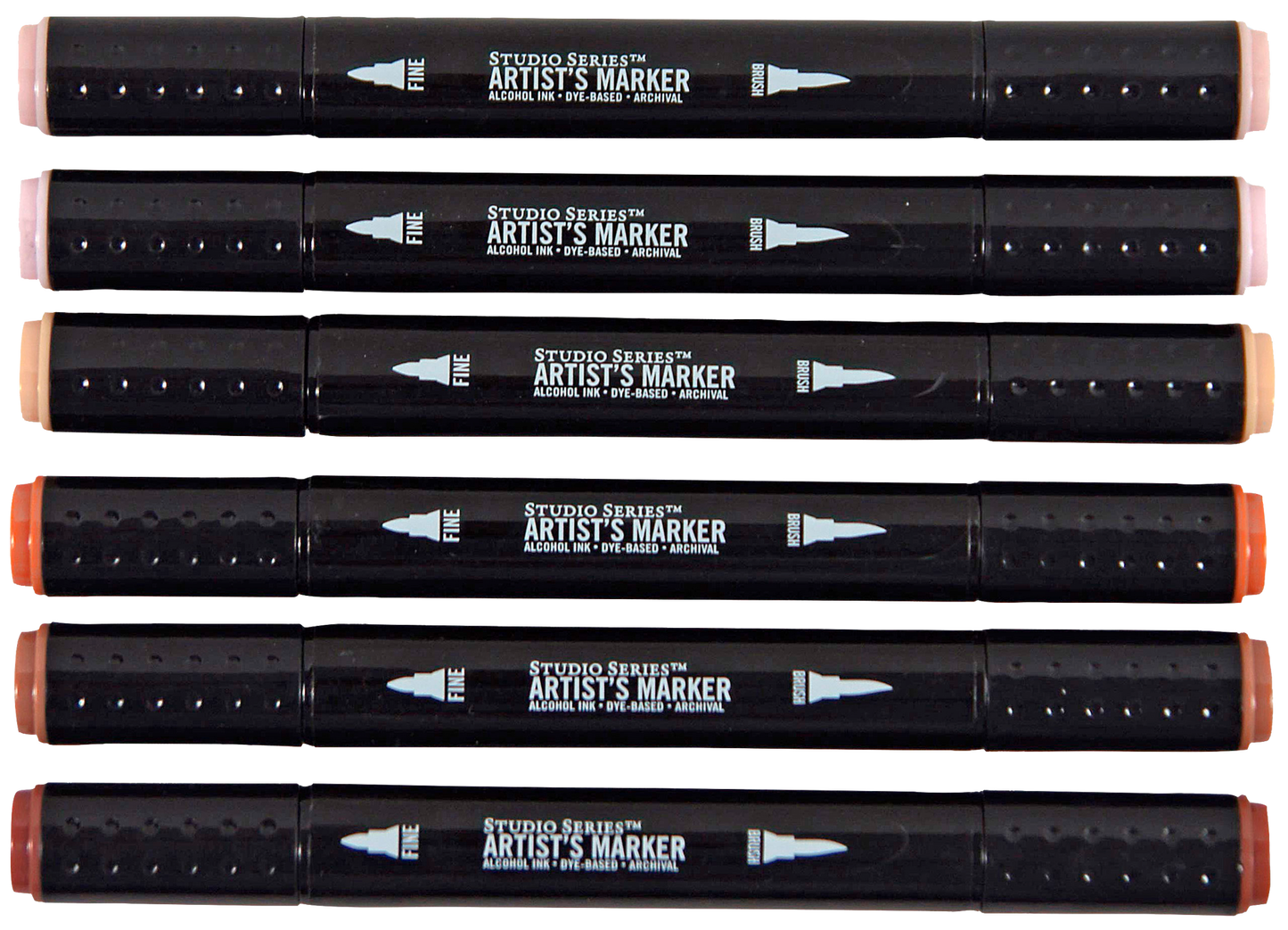 Marcadores en tonos piel  Studio Series