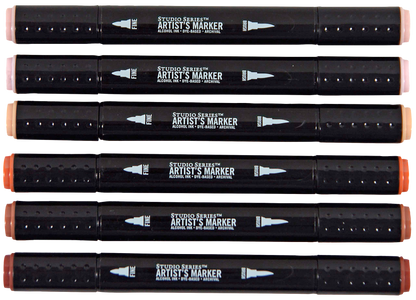 Marcadores en tonos piel  Studio Series