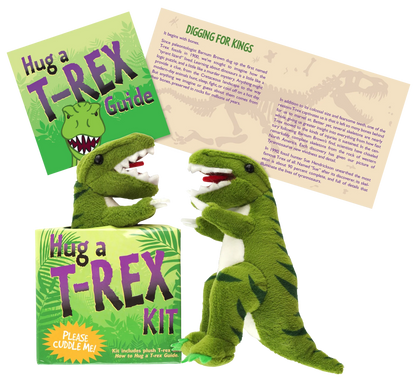 Peluche y libro - Abraza a un cachorro T-Rex