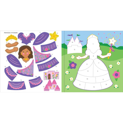 Libro para Colorer Sticker Unicorns