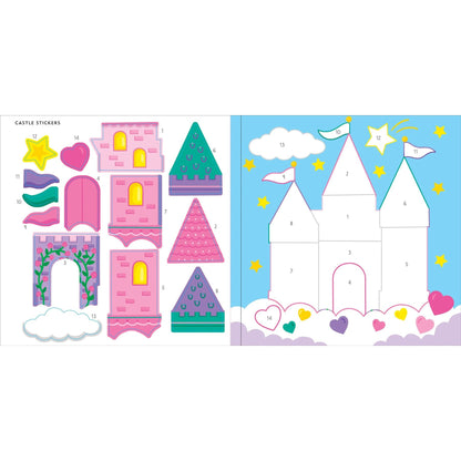Libro para Colorer Sticker Unicorns