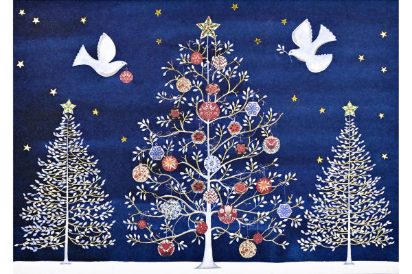 Tarjeta con Sobres Navidad - Dovers Of The Season