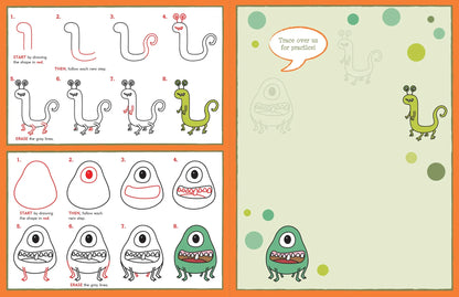 Libro Aprende a Dibujar Monstruos
