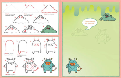 Libro Aprende a Dibujar Monstruos