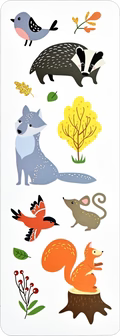 Set de Stickers - Forest Friends