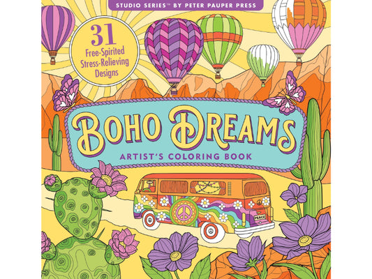 Libro para colorear - Boho dreams
