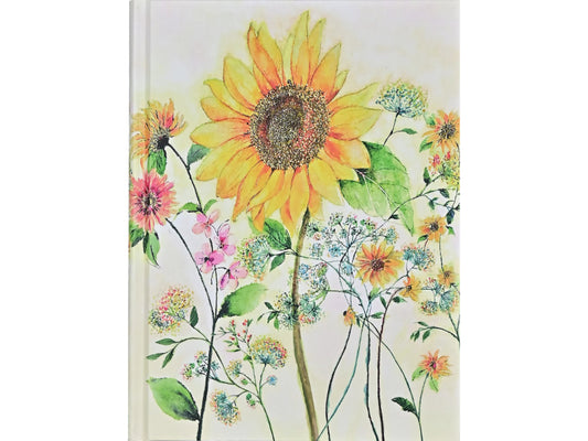 Libreta  Grande Watercolor Sunflower