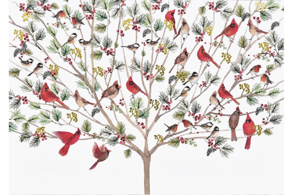 Tarjeta con Sobres Navidad - Merry Perch