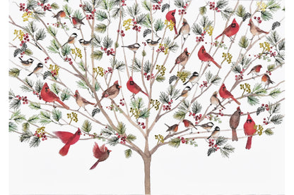 Tarjeta con Sobres Navidad - Merry Perch