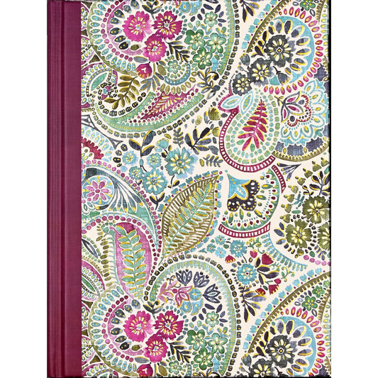Libreta Grande Watercolor Paisley