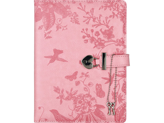 Libreta de ecocuero con llave Colibrí