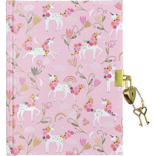 Diario de Vida Unicornios y Flores