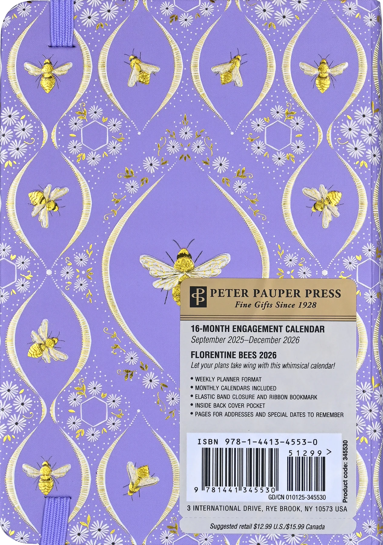 Agenda 2026 Florentine Bees  16 Meses