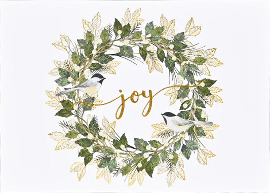 Tarjeta con sobre Joy - Navidad
